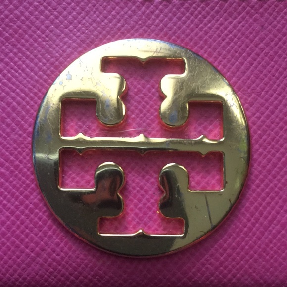 💯% Auth TORY BURCH pink card holder - Picture 2 of 6